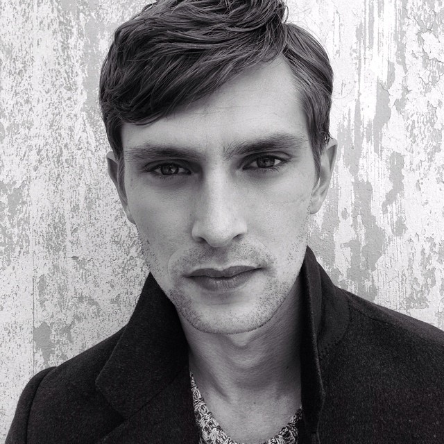 Mathias Lauridsen is photographed behind the scenes of a shoot.