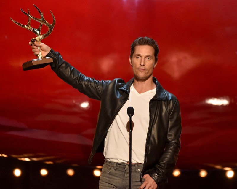 Matthew McConaughey accepts Guy of the Year Award