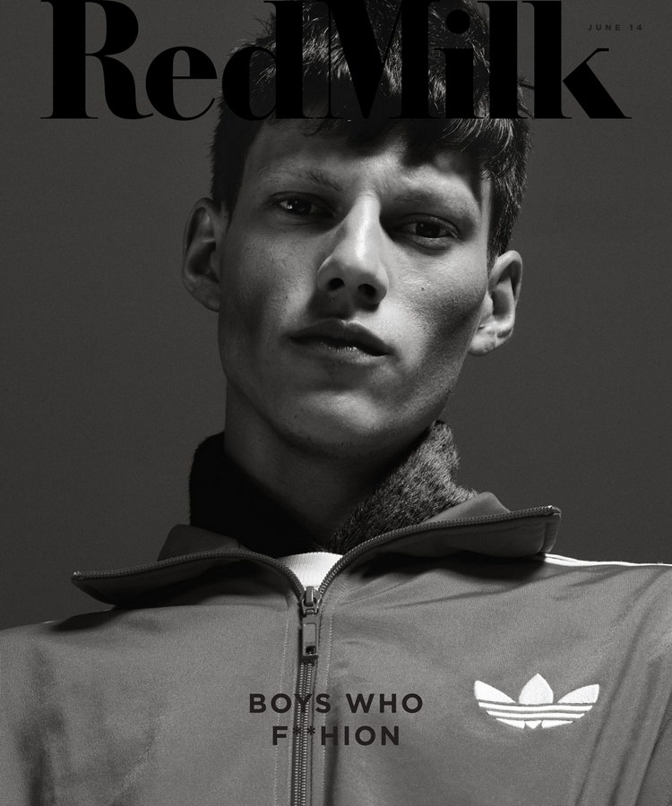 Nemanja Maksic Gets Sporty for RedMilk Cover Story