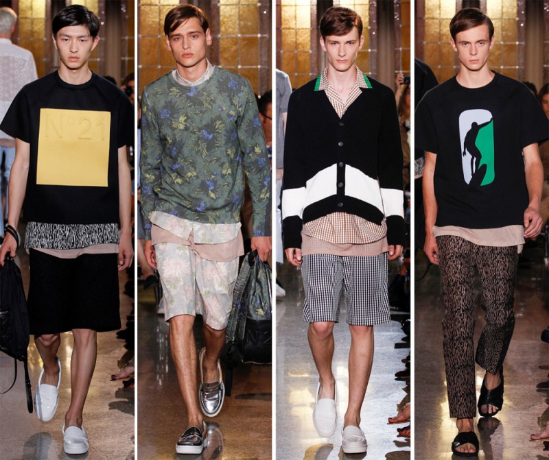 N°21 Spring/Summer 2015: The skater was the hero of the day at N°21. Think relaxed silhouettes and wearable separates.