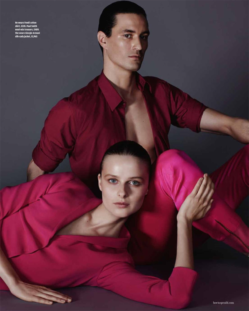 Owen Steuart Stars in a His ‘n’ Her Story for Financial Times