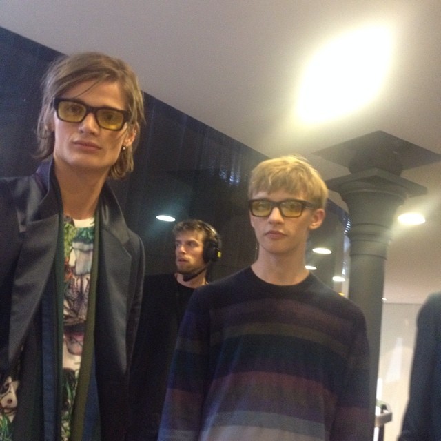 Paul Smith may have been psychedelic but his models were nerd chic.