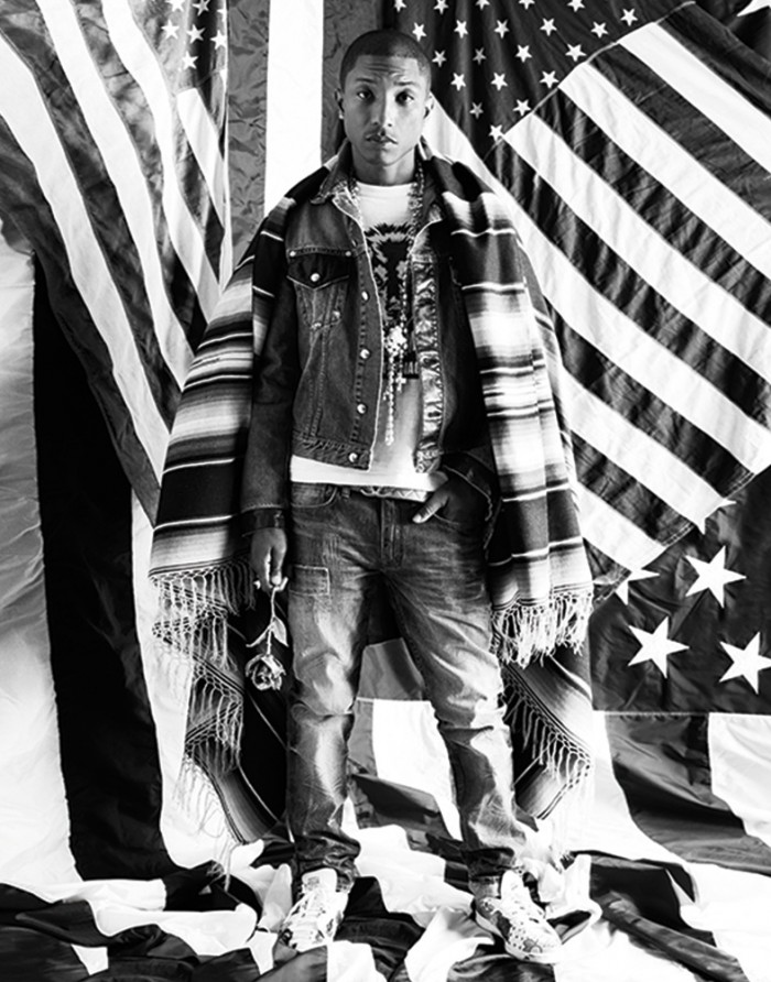 Pharrell is All American for Elle UK Photos The Fashionisto