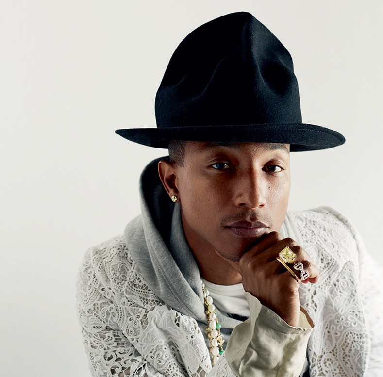 Pharrell is All-American for Elle UK Photos – The Fashionisto