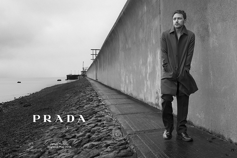 James McAvoy for Prada Fall/Winter 2014 Men’s Campaign