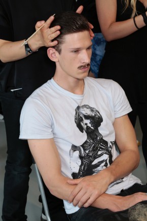 Roberto Cavalli Spring Summer 2015 Behind the Scenes Menswear 005