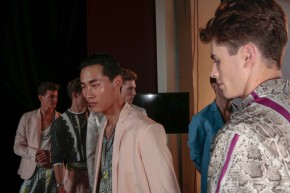 Roberto Cavalli Spring Summer 2015 Behind the Scenes Menswear 045