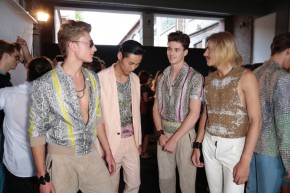 Roberto Cavalli Spring Summer 2015 Behind the Scenes Menswear 053