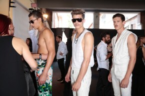 Roberto Cavalli Spring Summer 2015 Behind the Scenes Menswear 061