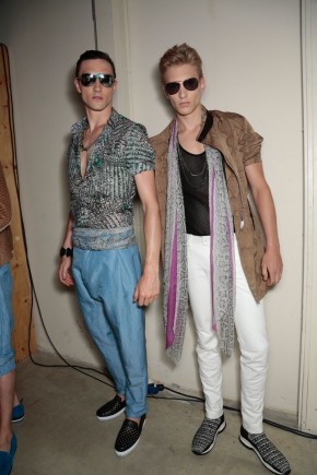 Roberto Cavalli Spring Summer 2015 Behind the Scenes Menswear 068