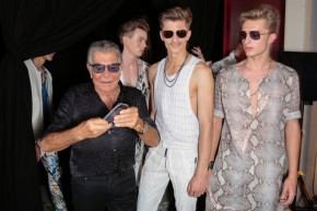 Roberto Cavalli Spring Summer 2015 Behind the Scenes Menswear 086