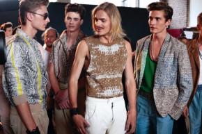 Roberto Cavalli Spring Summer 2015 Behind the Scenes Menswear 137