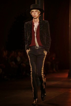 Saint Laurent Men 2015 Spring Summer Hedi Slimane Collection Paris Fashion Week 038