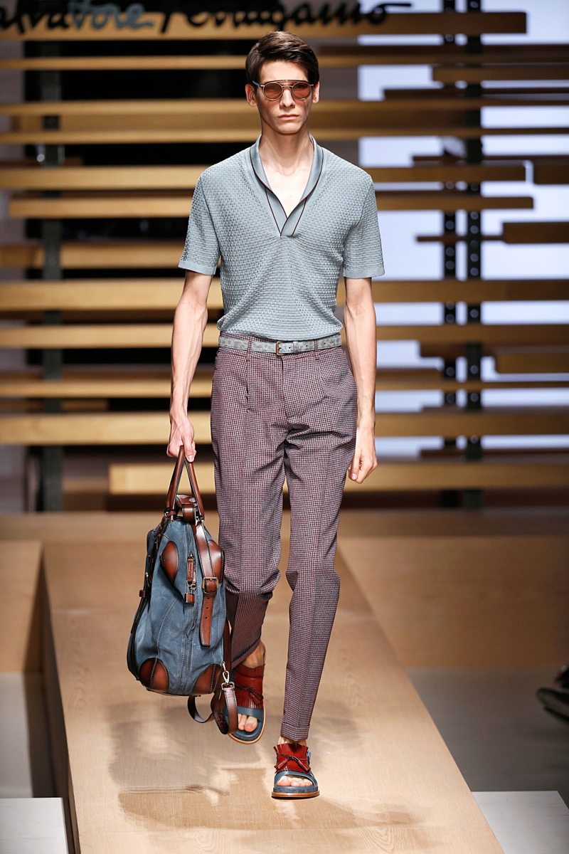 Salvatore Ferragamo Menswear Spring Summer 2015 Milan Fashion Week June 2014 » Top 5 Trends from Milan Fashion Week Spring/Summer 2015 Salvatore Ferragamo Menswear Spring Summer 2015 Milan Fashion Week June 2014
