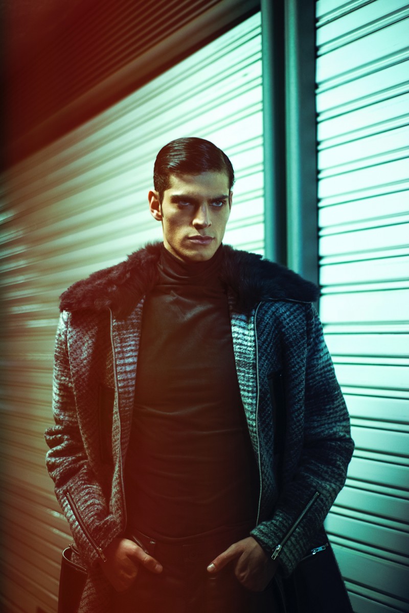 Stefano wears coat Selim De Somavilla and sweater.