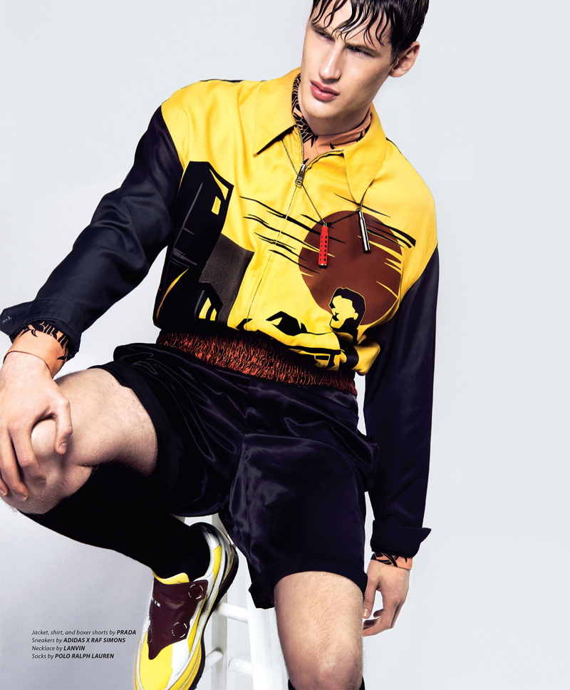 Playing the Field: Tino Thielens for Essential Homme