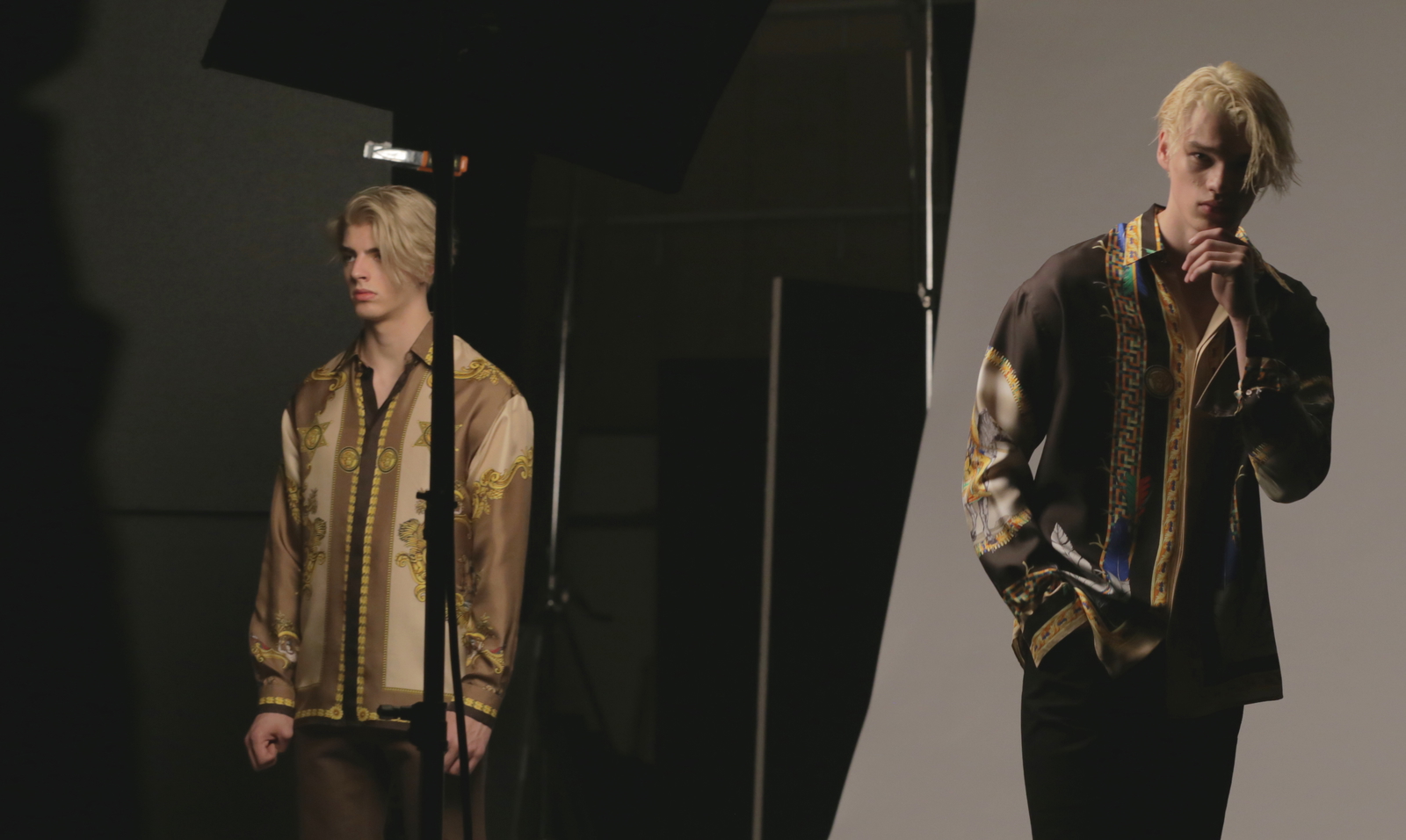 Versace Fall/Winter 2014 Campaign Behind the Scenes