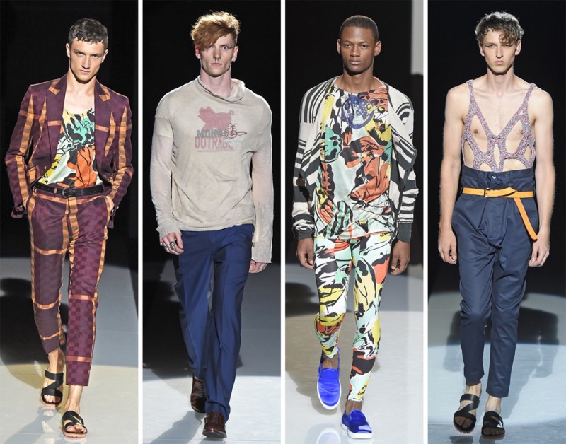 Vivienne Westwood Spring/Summer 2015: In the name of protest, Westwood delivered an eclectic range of styles that would strengthen any voice of dissent.