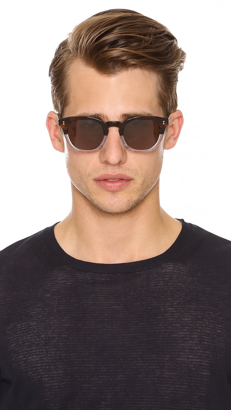 Illesteva Half/Half Hooked Sunglasses