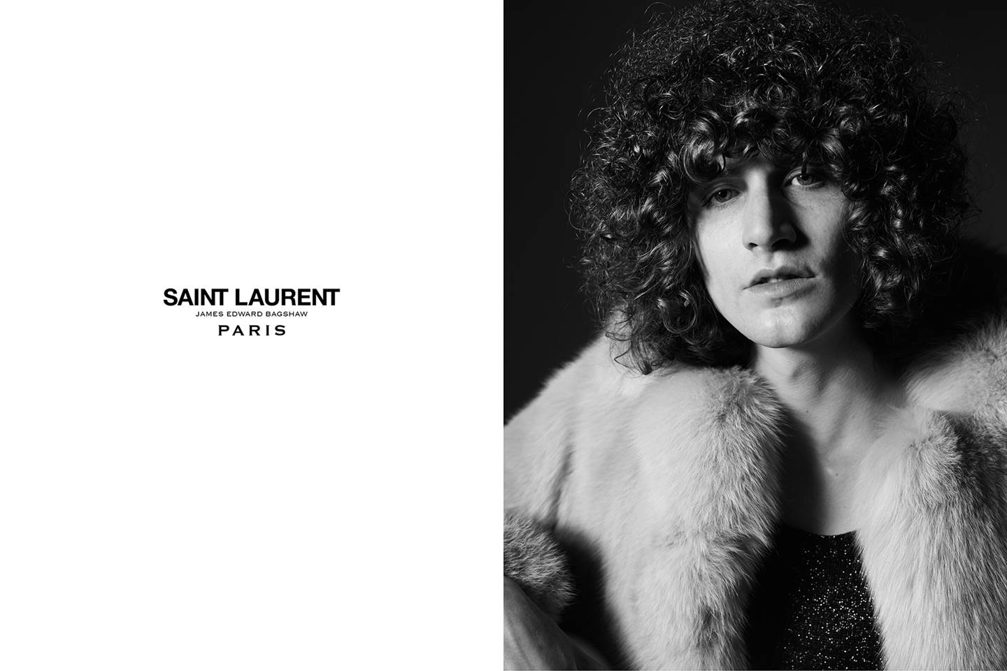 Hedi Slimane Photographs James Edward Bagshaw for Saint Laurent Music ...