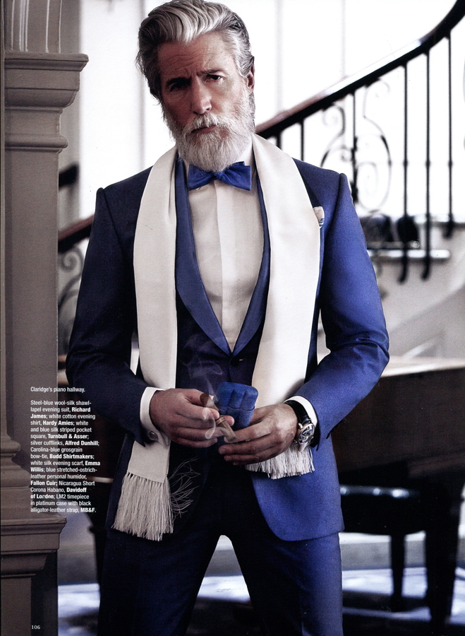 Aiden Brady Dons Luxe Suits for The Rake Magazine