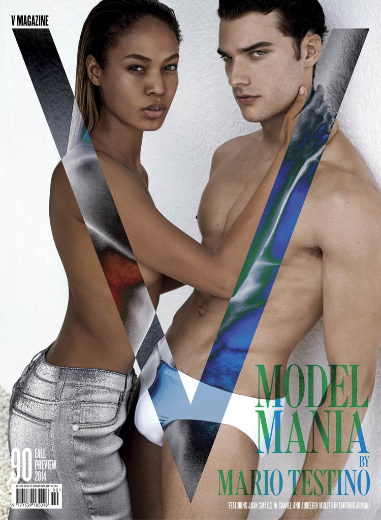 Sean O'Pry, Clark Bockelman, Matthew Terry + Aurelien Muller are Nearly Nude for V Magazine's Fall Covers