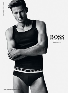 Alex Lundqvist Fronts BOSS by Hugo Boss 2014 Underwear Campaign