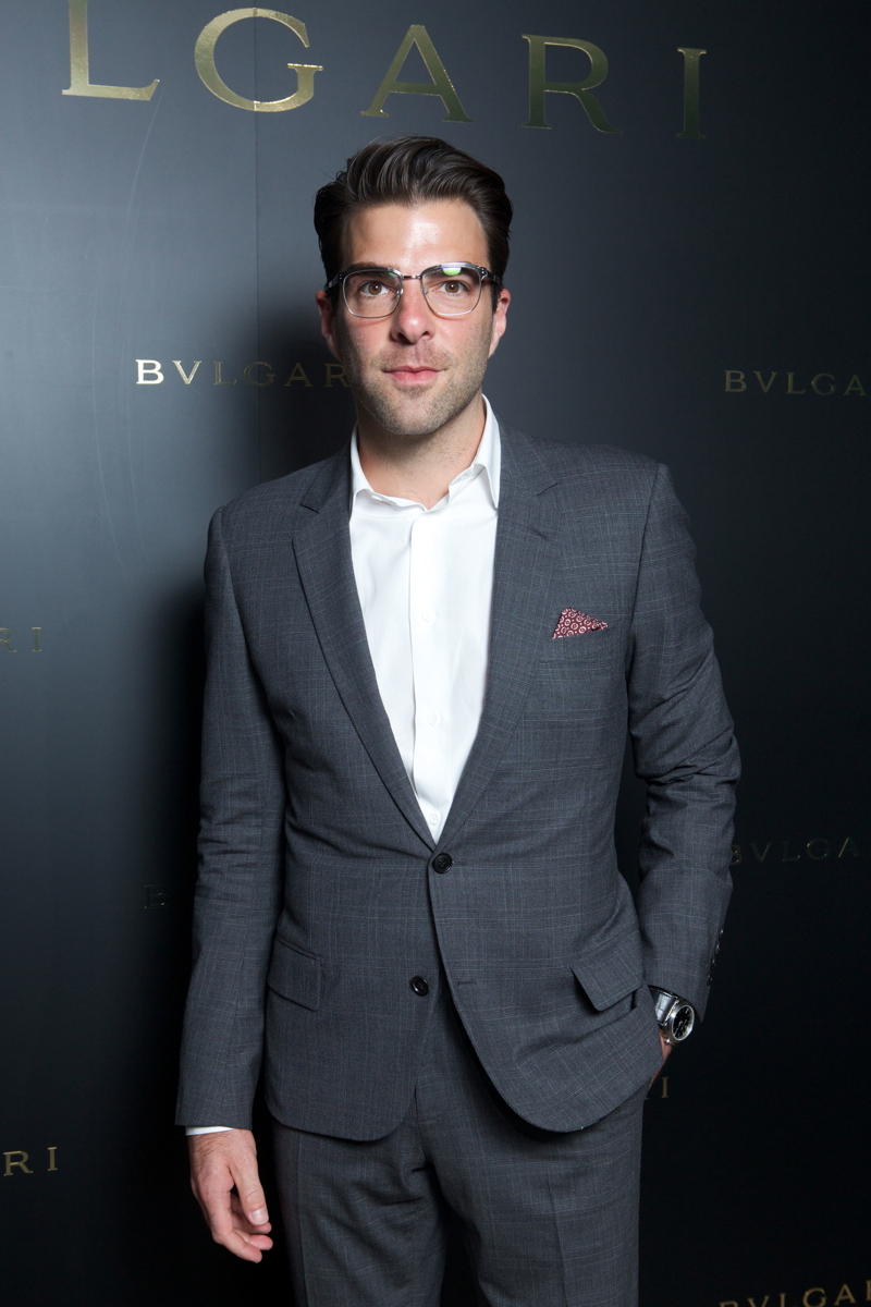 Zachary Quinto in Dior Homme