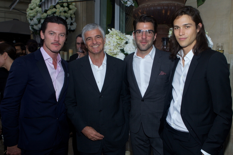 Luke Evans, Toni Belloni, Zachary Quinto and Miles McMillan