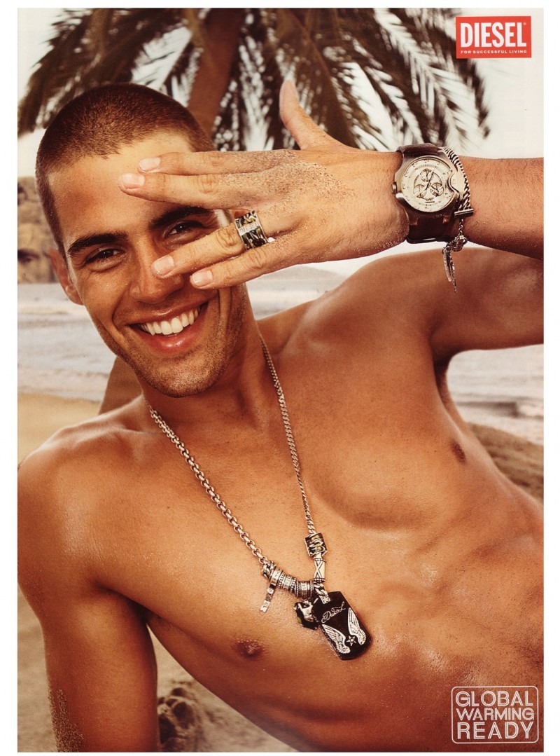 Chad White is all smiles for Diesel's spring/summer 2007 campaign.
