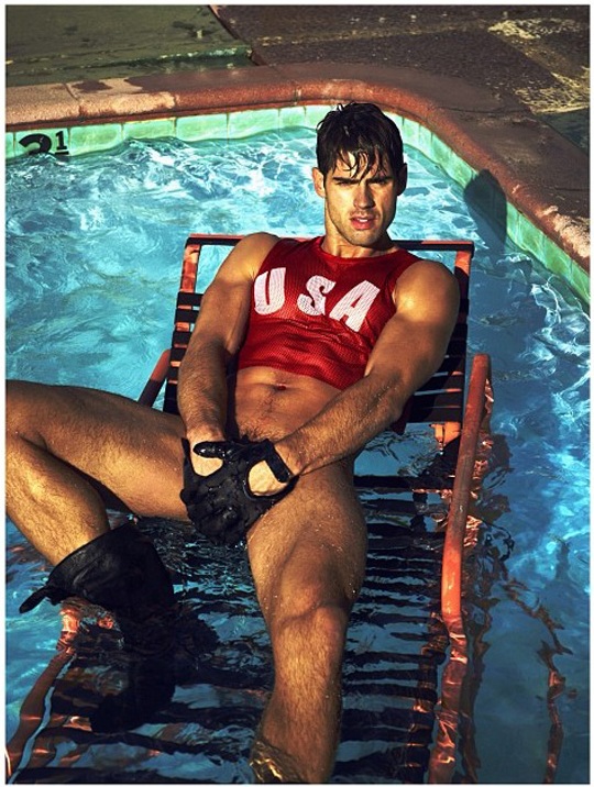 Chad White poses for a Mert & Marcus Interview editorial shot published earlier this year.