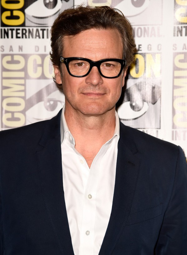 Colin Firth Looks Sharp in Black Frame Eyeglasses + Dolce & Gabbana