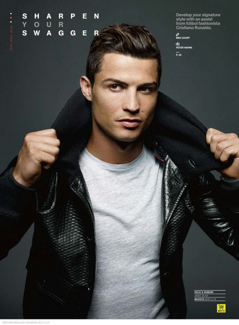 Cristiano Ronaldo Covers Men’s Health UK September 2014 Issue in CR7