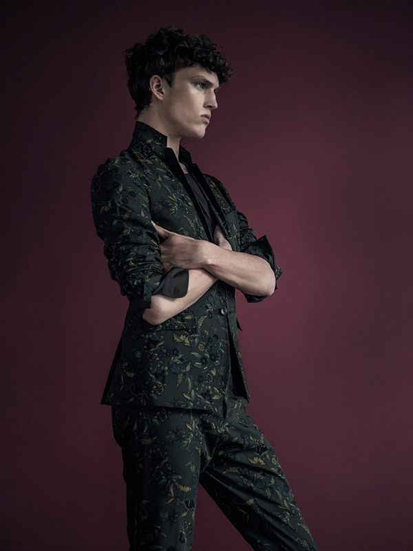 Malthe Lund Madsen + Nate Hill Don Floral Prints & Sharp Fits for DSection