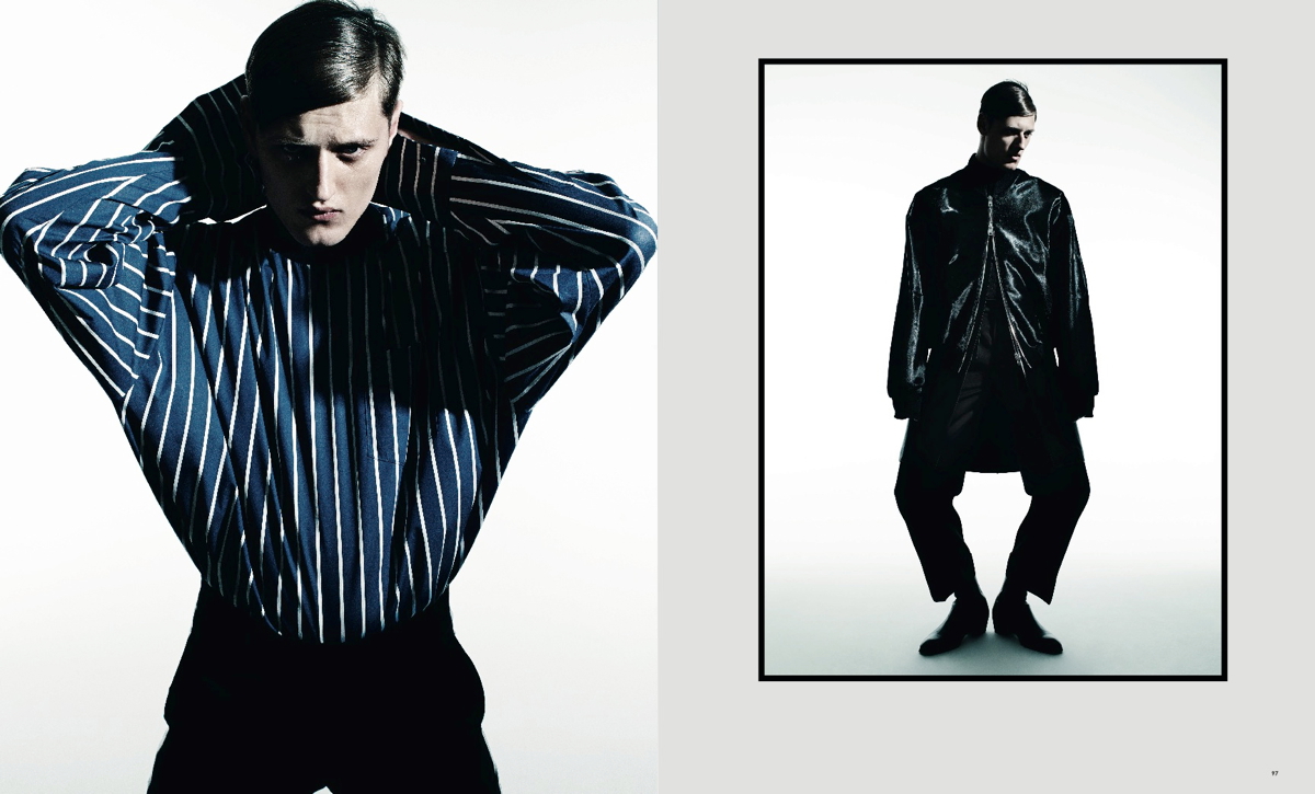 Demy Matzen Rocks Juun.J Fall 2014 for Essential Homme