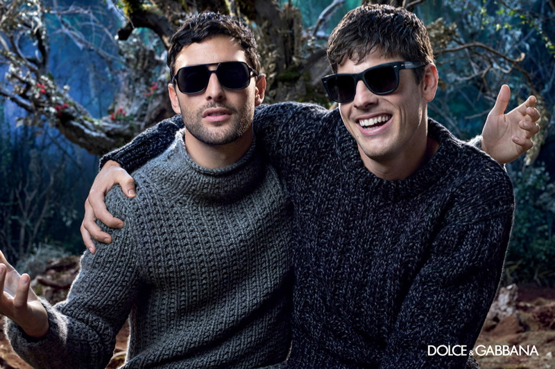 Noah Mills + Evandro Soldati for Dolce & Gabbana Fall/Winter 2014 Eyewear Campaign