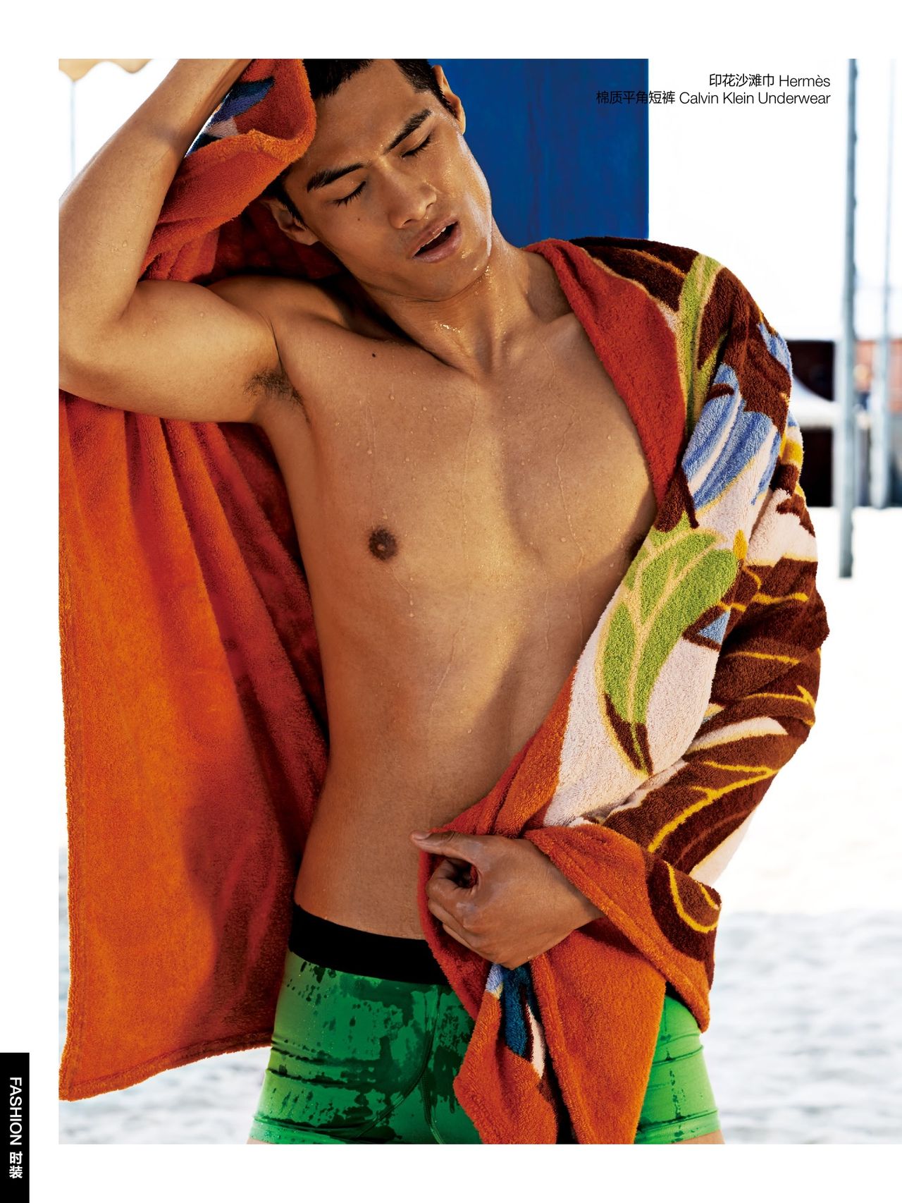 Heat: Hao Yun Xiang + Zhang Chao Celebrate Summer in GQ China Spread