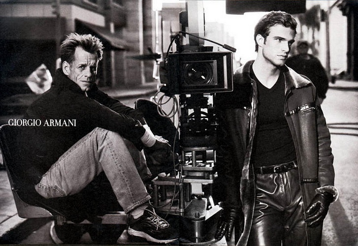 James Crittenden and Jon Passavant for Giorgio Armani Fall/Winter 2001 Campaign.