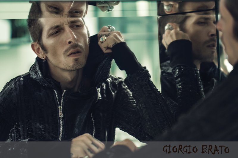 Stephane Olivier Sports Rocker Fashions for Giorgio Brato Spring/Summer 2015