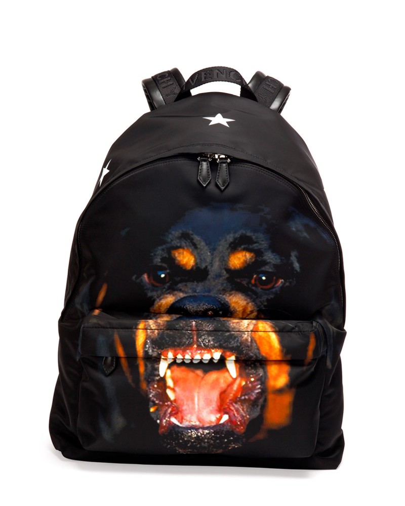 Givenchy Rottweiler Nylon Backpack, Black