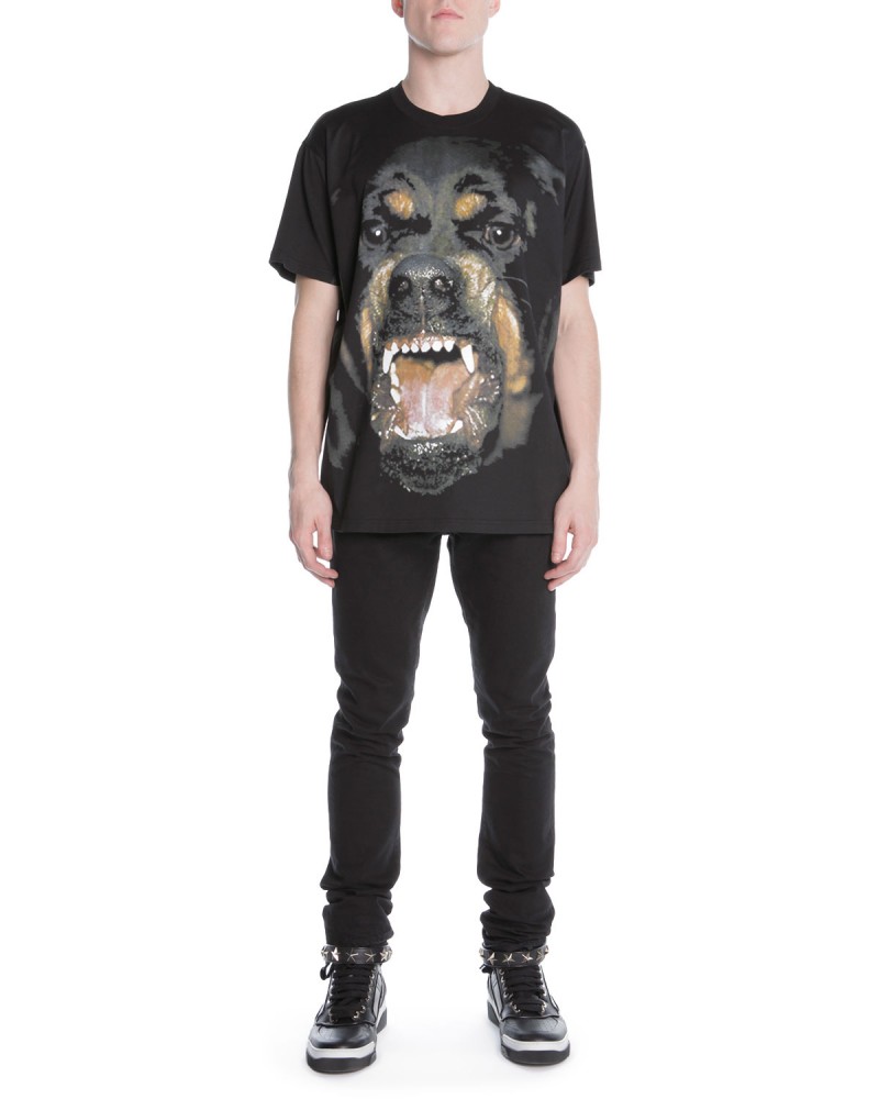 Givenchy Snarling Rottweiler Dog Jersey Tee