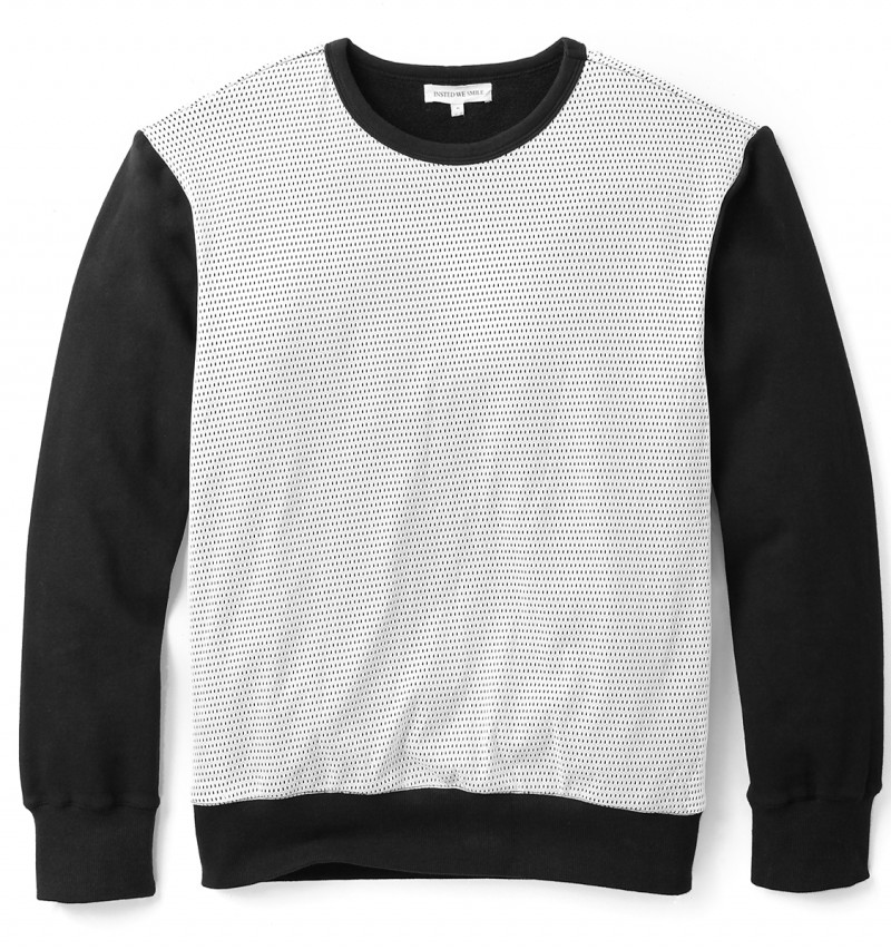 Insted We Smile Black and White Sweatshirt