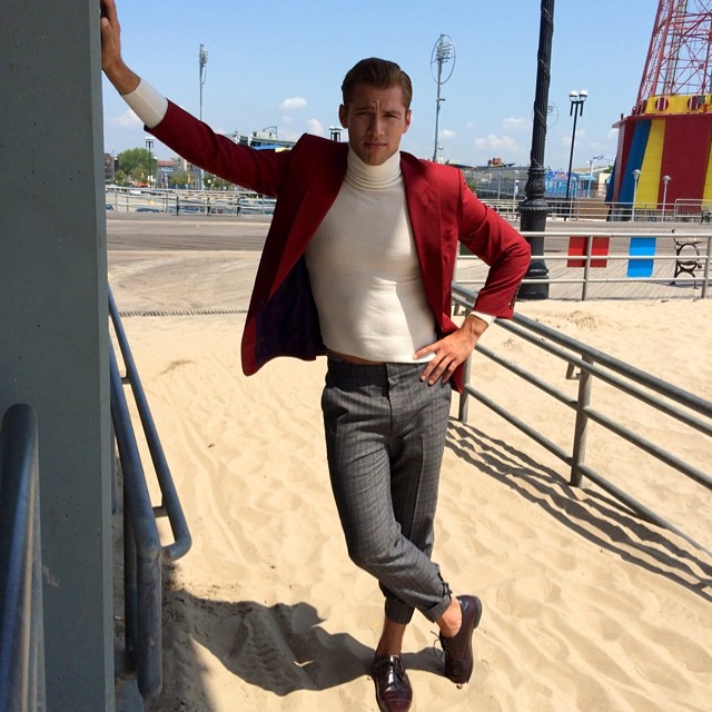 Kacey Carrig exudes sophistication in a new shoot.