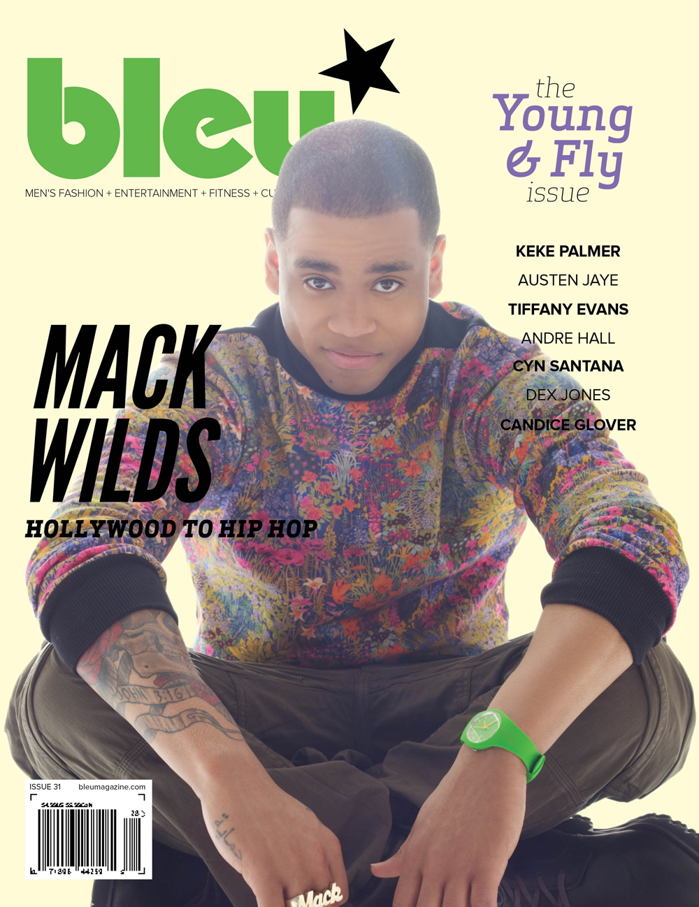 Mack Wilds Covers Bleu Magazine