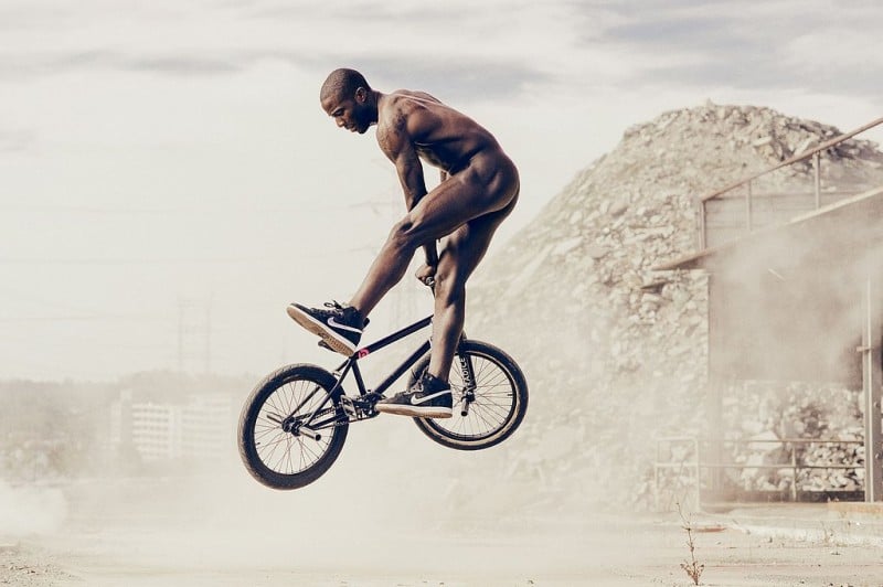 BMX rider Nigel Sylvester