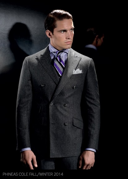 Phineas Cole Presents Elegant Suits for Gotham-Inspired Fall 2014 ...