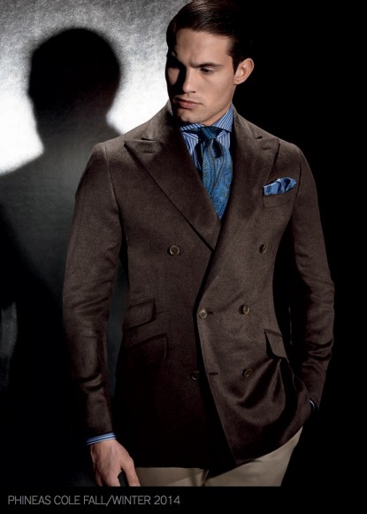 Phineas Cole Presents Elegant Suits for Gotham-Inspired Fall 2014 ...