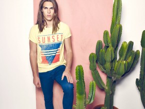 Travis Smith Dons Fun Summer Styles for Pull & Bear