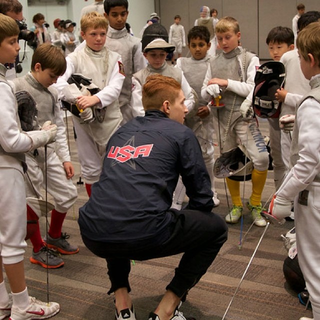 Race Imboden shares an infectious moment mentoring youth.