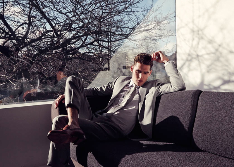 Isaac Carew Dons Summer Suiting for Reiss